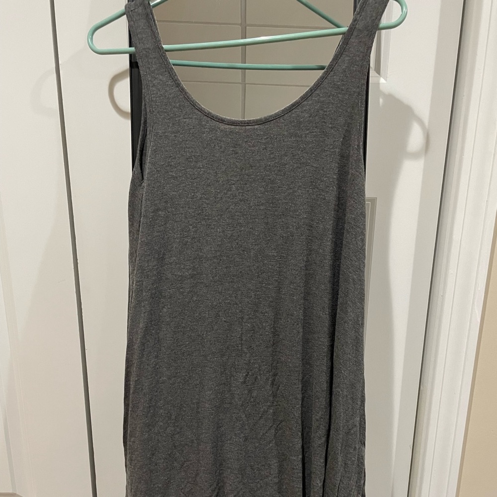 Long loose tank top small